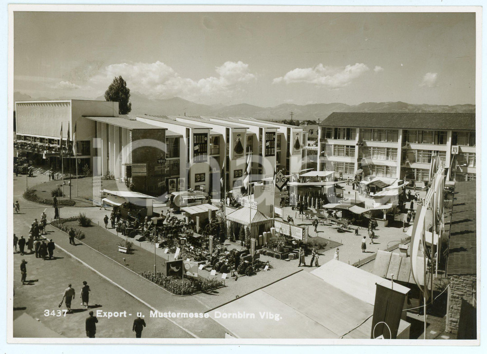 Fotografia d epoca originale 1955 ca DORNBIRN  VORARLBERG AUSTRIA Export und Mustermesse  Photo 1