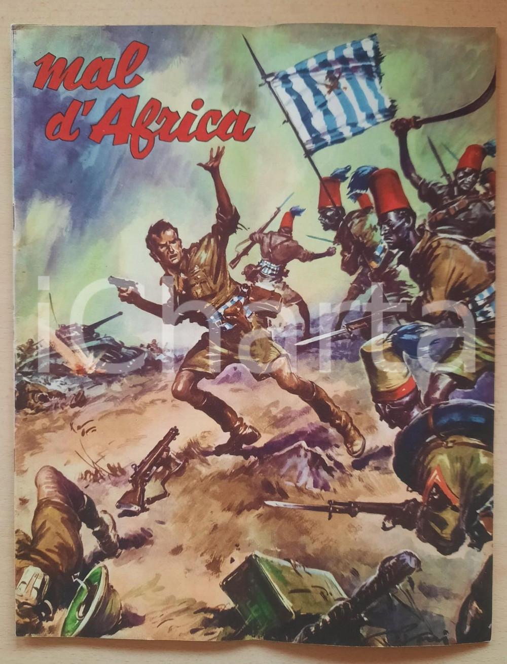 Giornale, rivista storica 1950 MAL D AFRICA  Le colonie italiane Rivista ILLUSTRATA copertina V. PISANI 1