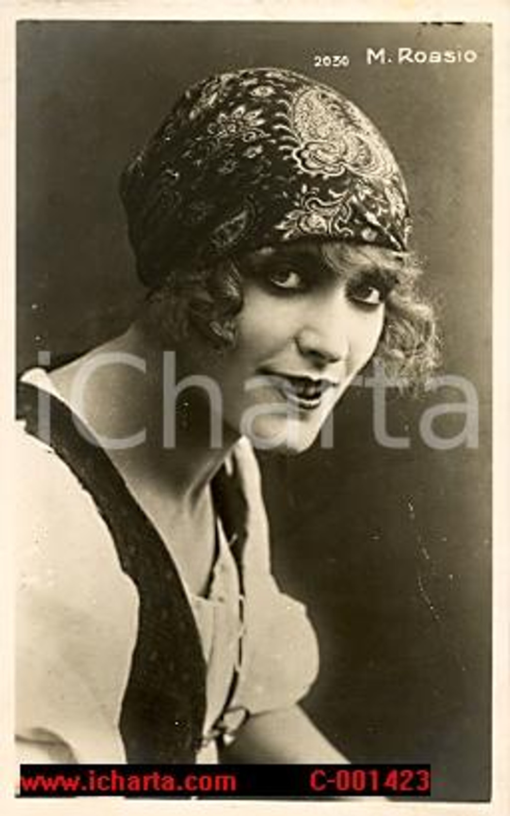 Cartolina originale da collezione 1924 Maria ROASIO  Attrice film La bambola vivente  Cartolina 1