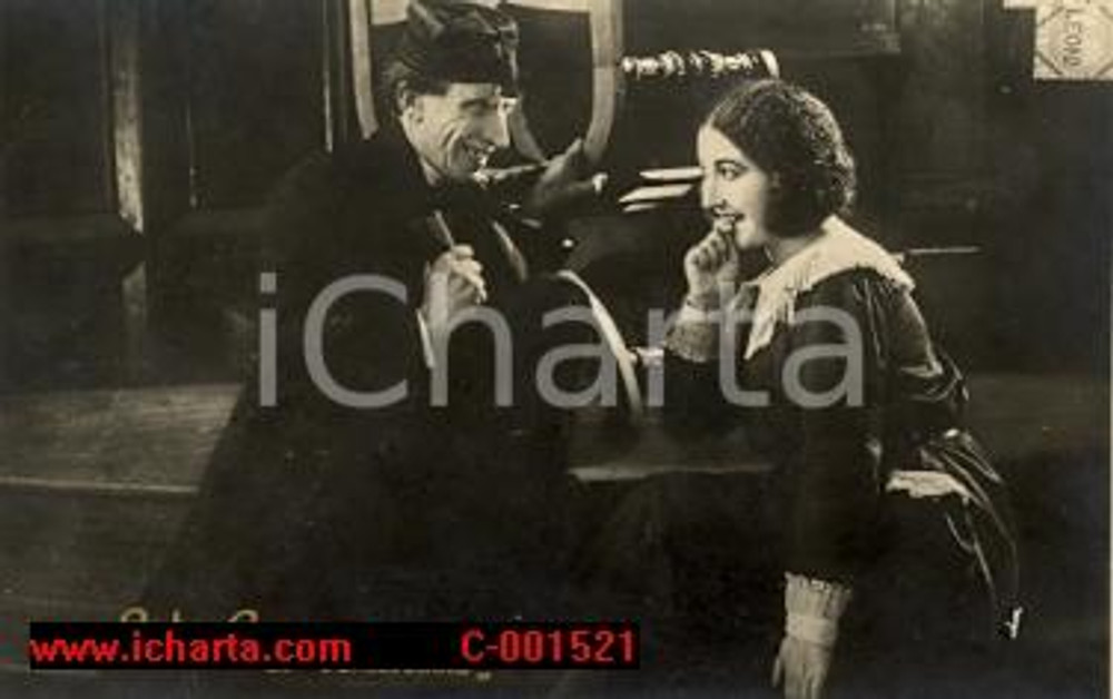 Cartolina originale da collezione 1920 ca Leda GYS in Santarellina - Cartolina CINEMA 1