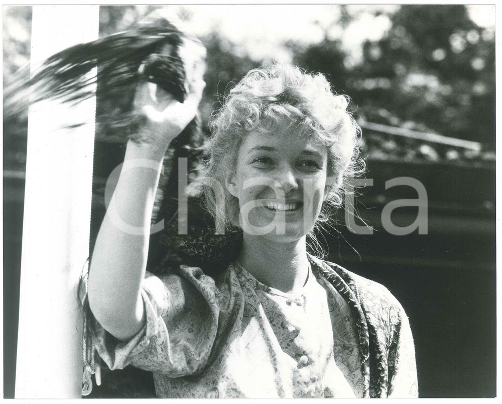 Materiale cinematografico d’epoca 1988 CINEMA Ved vejen/Katinka Tammi ØST Ritratto dell attrice Foto 25x20 cm 1