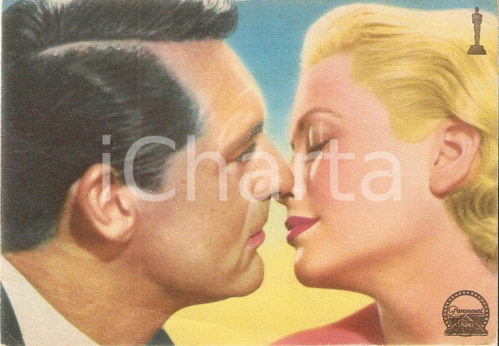Cartolina originale da collezione 1955 MILANO Cinema MANZONI Caccia al ladro Alfred Hitchcock *Cartolina 1