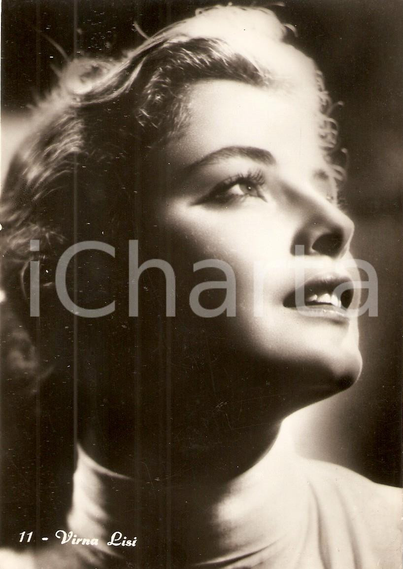 Cartolina originale da collezione 1960 ca CINEMA Virna LISI Ritratto dell attrice Cartolina FG NV 1