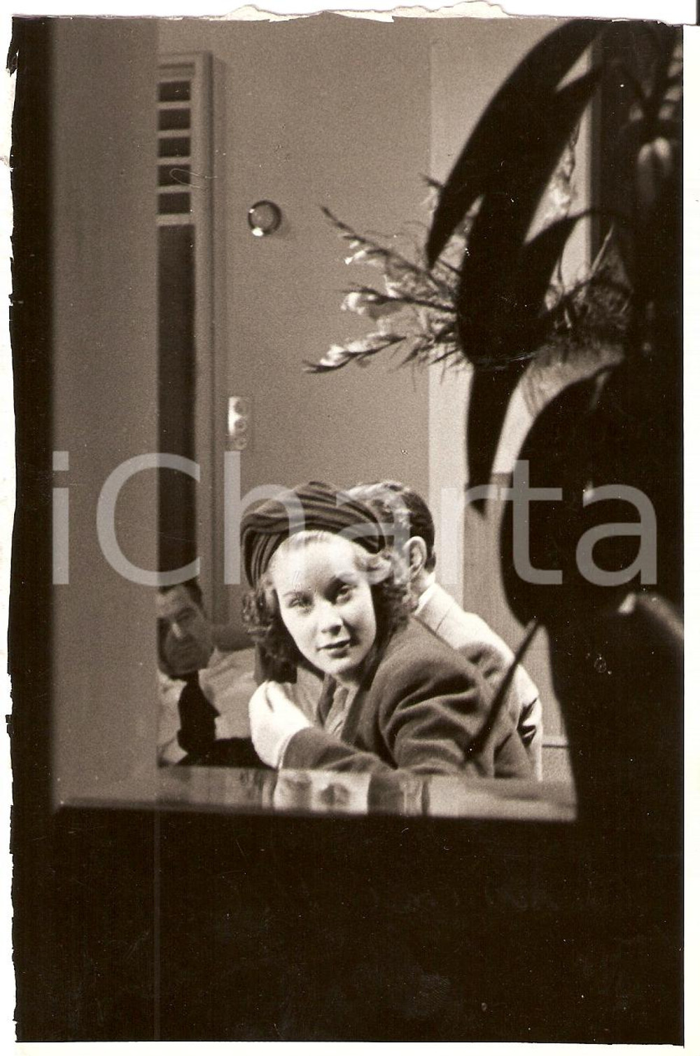 Fotografia d epoca originale 1939 ALIDA VALLI in scena di Mille lire al mese FOTO 1