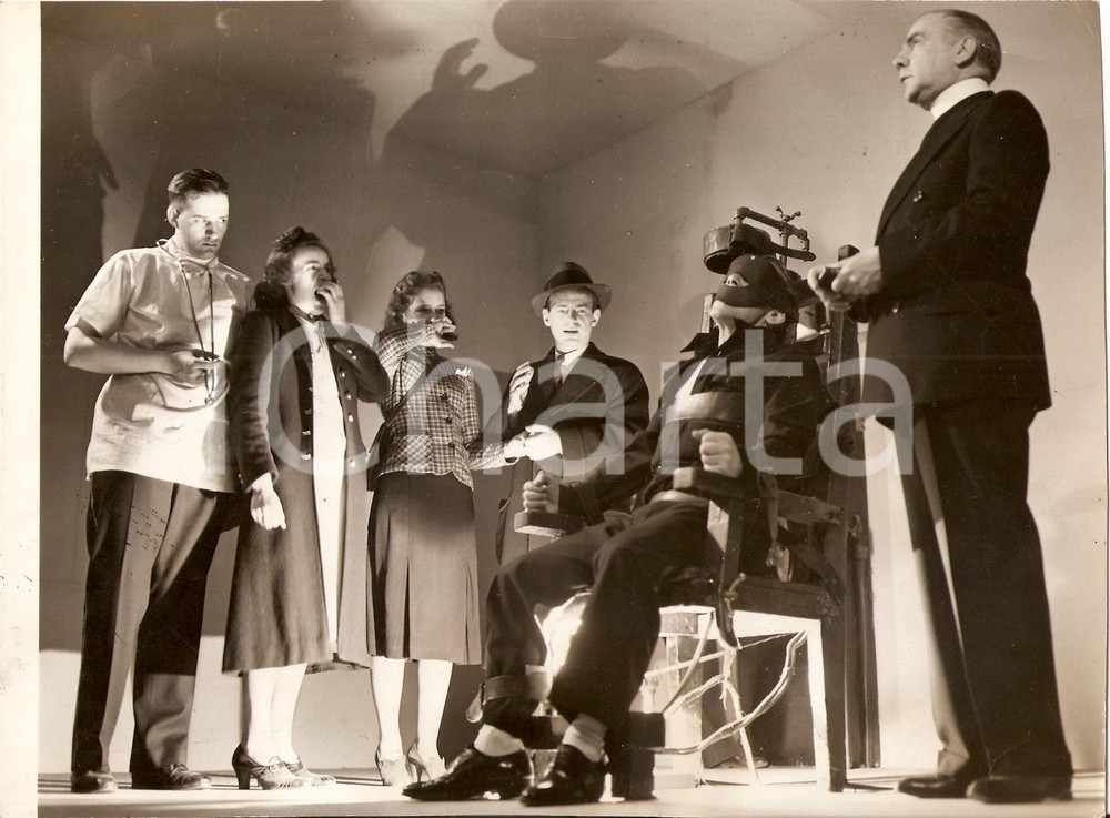 Fotografia d epoca originale 1939 NEW YORK Floyd WOOLSEY sulla sedia elettrica FOTO 1