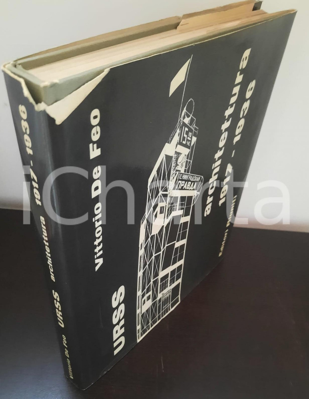 Libro, pubblicazione d epoca AUTOGRAFO 1963 Vittorio DE FEO  URSS Architettura 19171936 ed. Riuniti 1