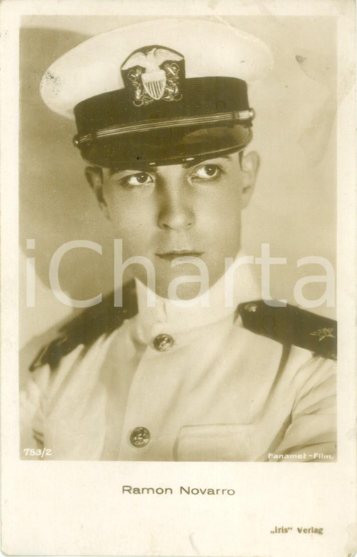 Cartolina originale da collezione 1925 CINEMA Attore Ramon NOVARRO nel film The Midshipman Cartolina FP NV 1