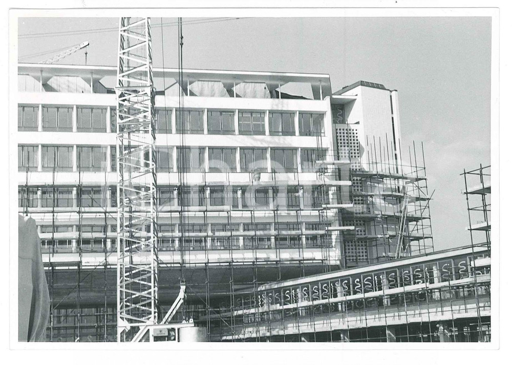 Fotografia d epoca originale Marzo 1959 GINEVRA Costruzione del CERN  Edificio  Foto 15x10 1 1