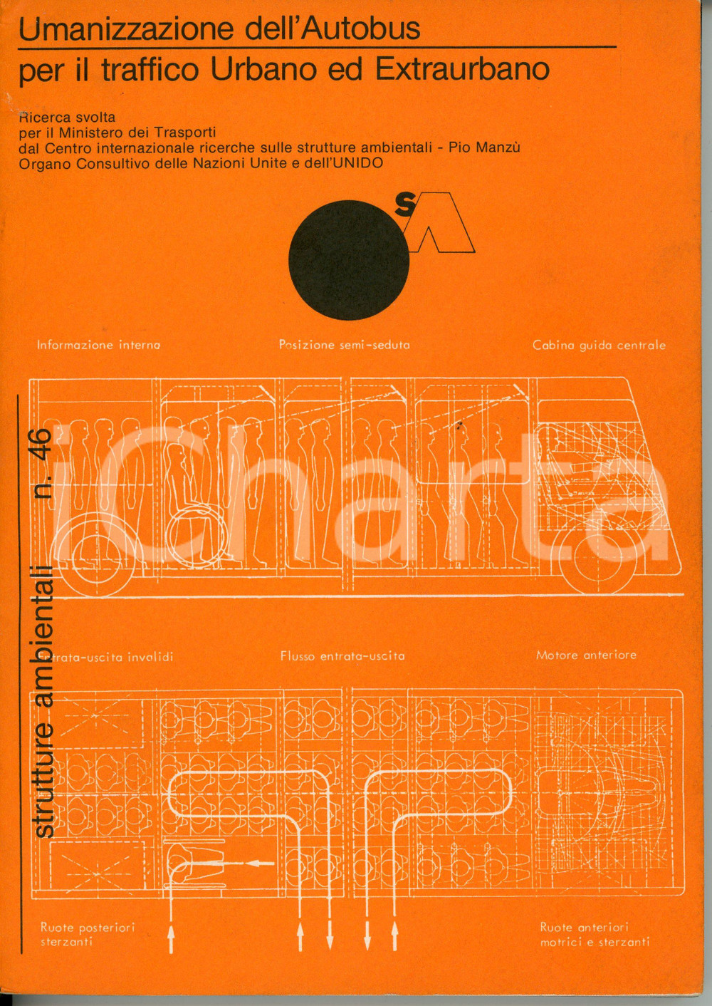 Libro, pubblicazione d epoca 1981 Herbert OHL Armando ROMANO Umanizzazione dell autobus  Pubblicazione 1