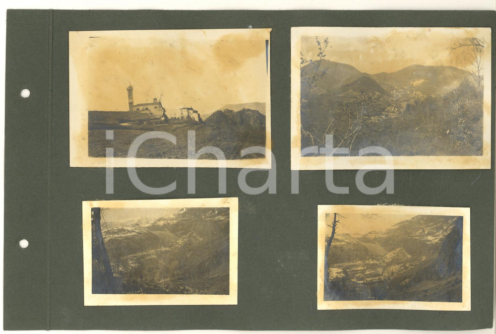 Fotografia d epoca originale 1915 ca ROVOLON PD  COLLI EUGANEI Vedute panoramiche Lotto 4 foto 1