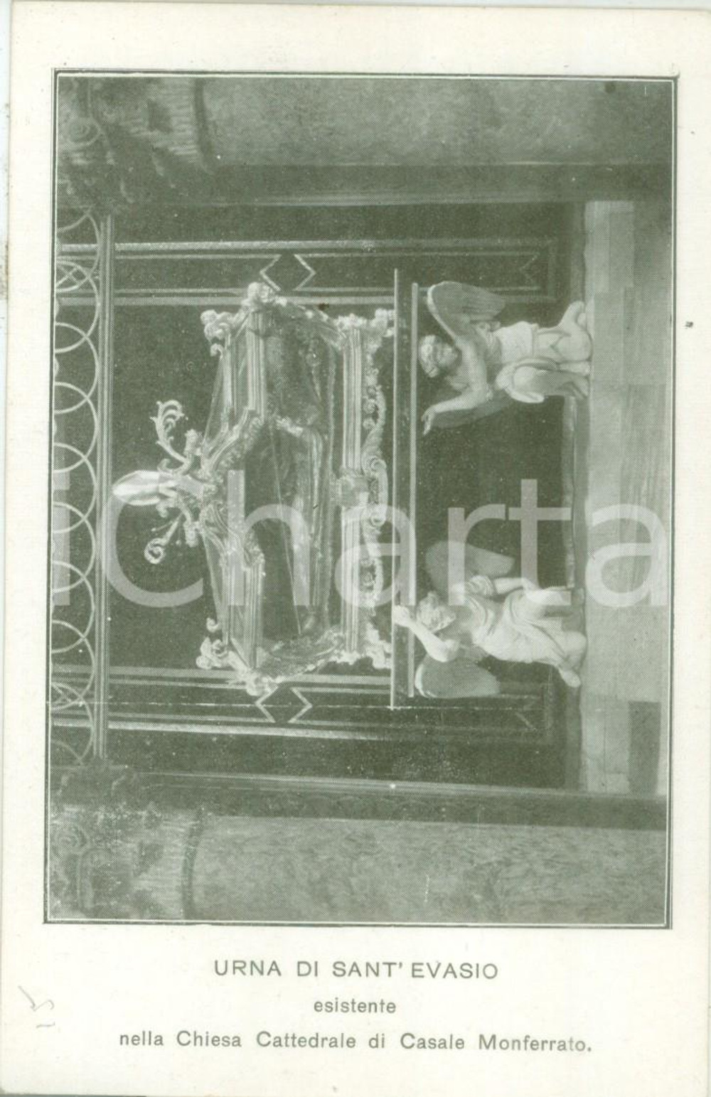 Cartolina originale da collezione 1930 ca CASALE MONFERRATO AL L urna di Sant Evasio Cartolina FP NV 1