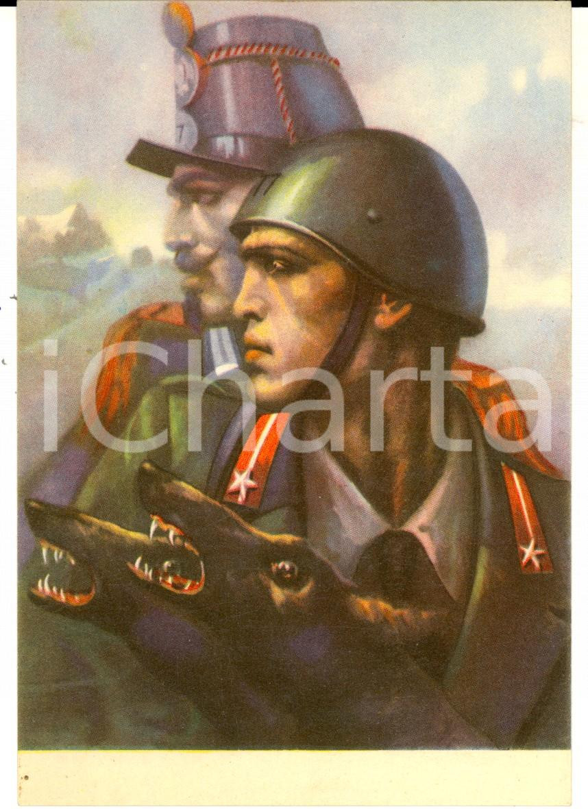 Cartolina originale da collezione 1940 ca REGIO ESERCITO Cartolina  77° Regg. Fanteria LUPI DI TOSCANA 1