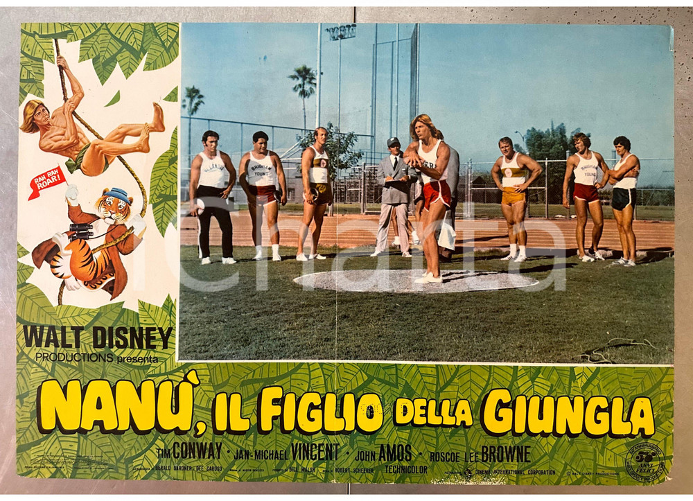 Materiale cinematografico d’epoca 1973 WALT DISNEY Nanù, il figlio della giungla JanMichael VINCENT Fotobusta 1
