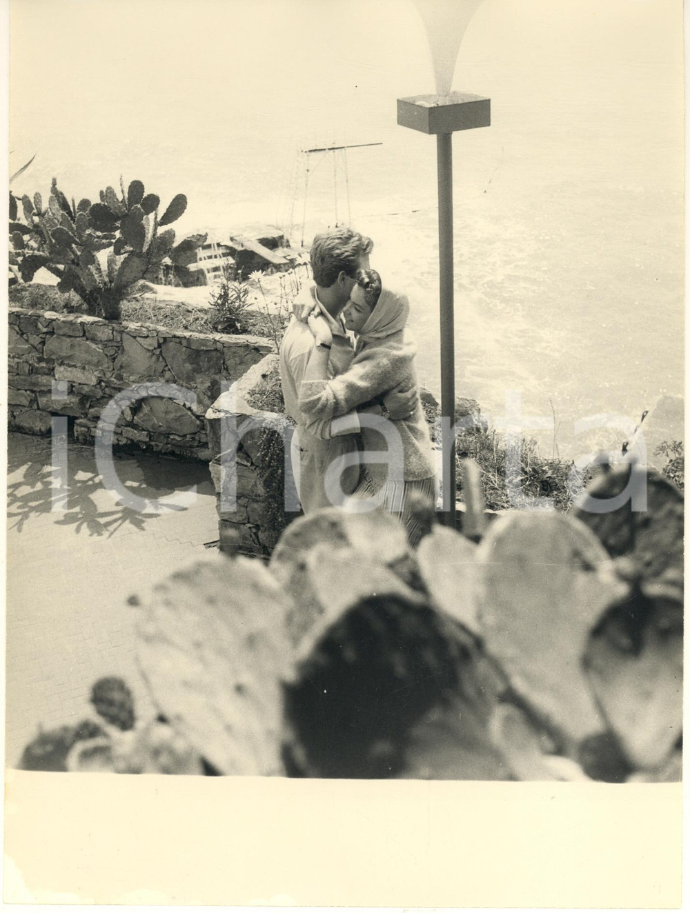 Fotografia d epoca originale 1958 RAPALLO Film Racconti d estate Ennio GIROLAMI Lorella DE LUCA 3 Foto 1