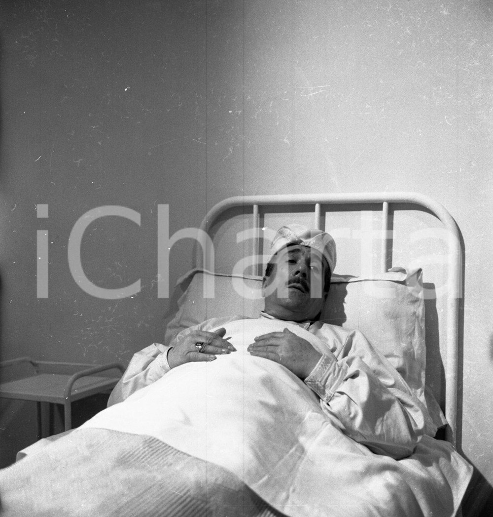 Fotografia d epoca originale 1962 Peppino DE FILIPPO da TOTO  E PEPPINO DIVISI A BERLINO NEGATIVO ORIGINALE 1