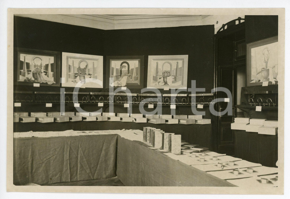 Fotografia d epoca originale 1935 MILANO Mostra dei lavori dei Campionati di mestiere  Foto 18x12 cm 1