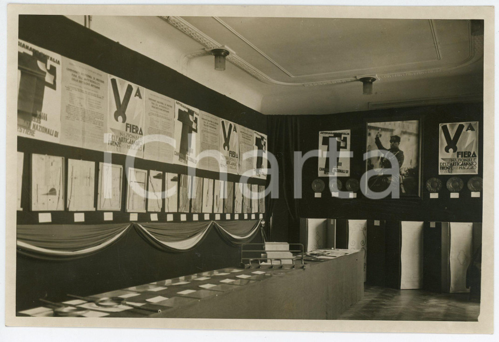 Fotografia d epoca originale 1935 MILANO Mostra dei lavori dei Campionati di mestiere  Foto 18x12 cm 1 1