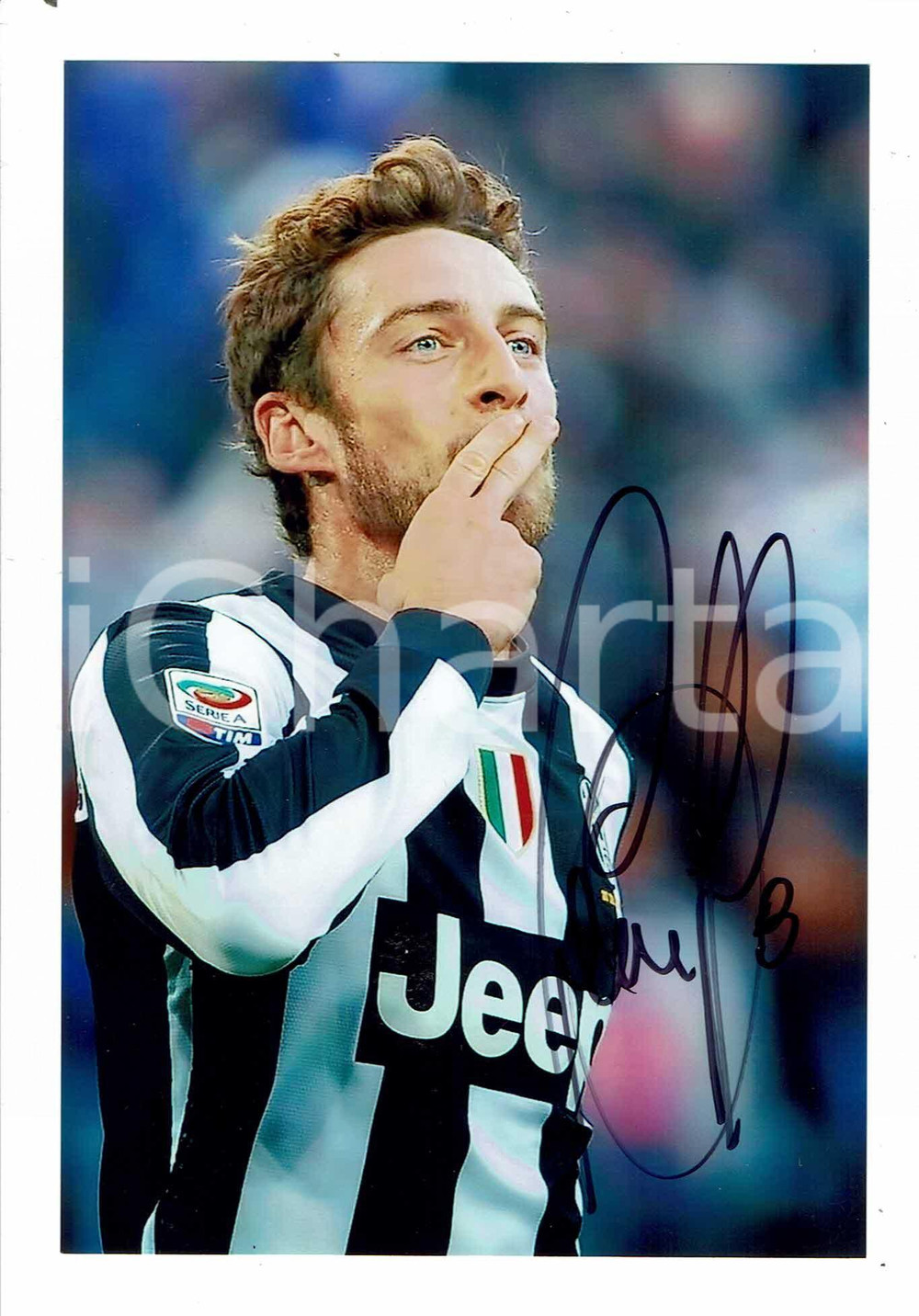 Autografo originale 2008ca Claudio MARCHISIO calcio Autografo originale su fotografia 1