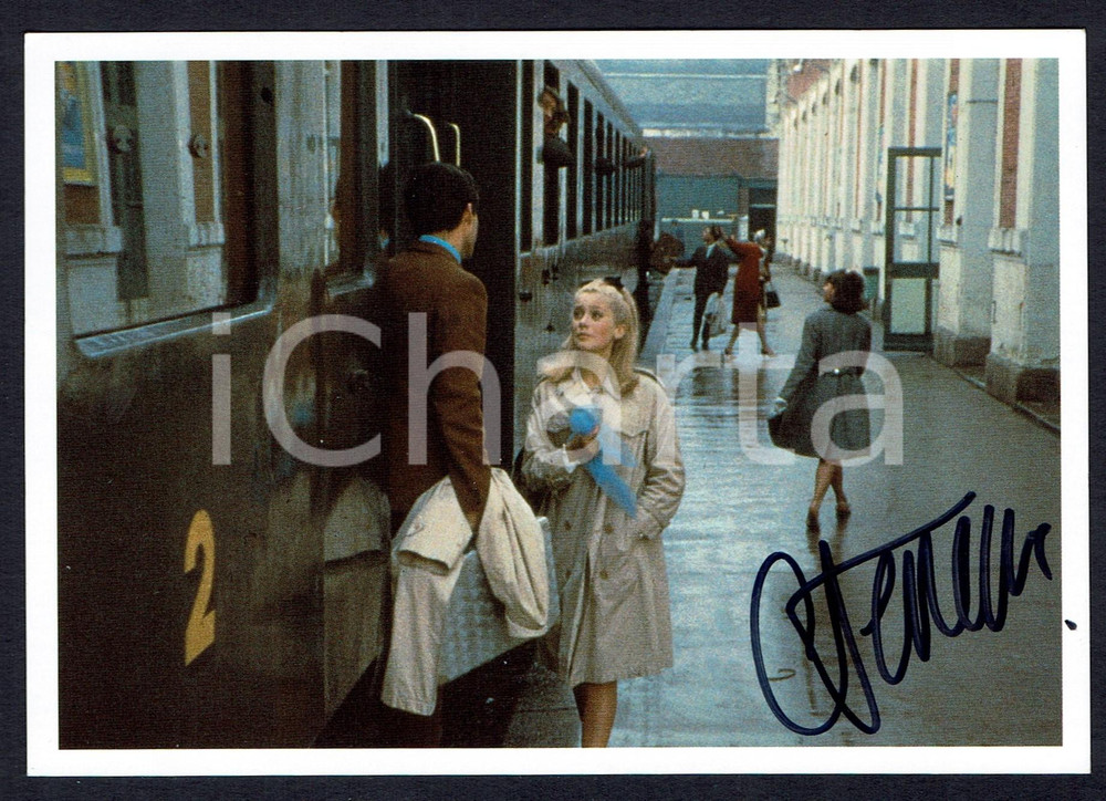 Autografo originale 2005 Catherine DENEUVE Autografo originale su cartolina 1