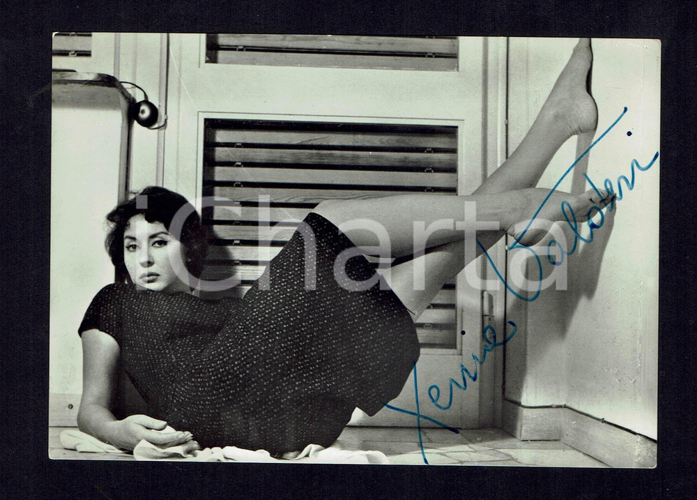 Autografo originale 1960ca Xenia VALDERI Autografo originale su cartolina d epoca 1