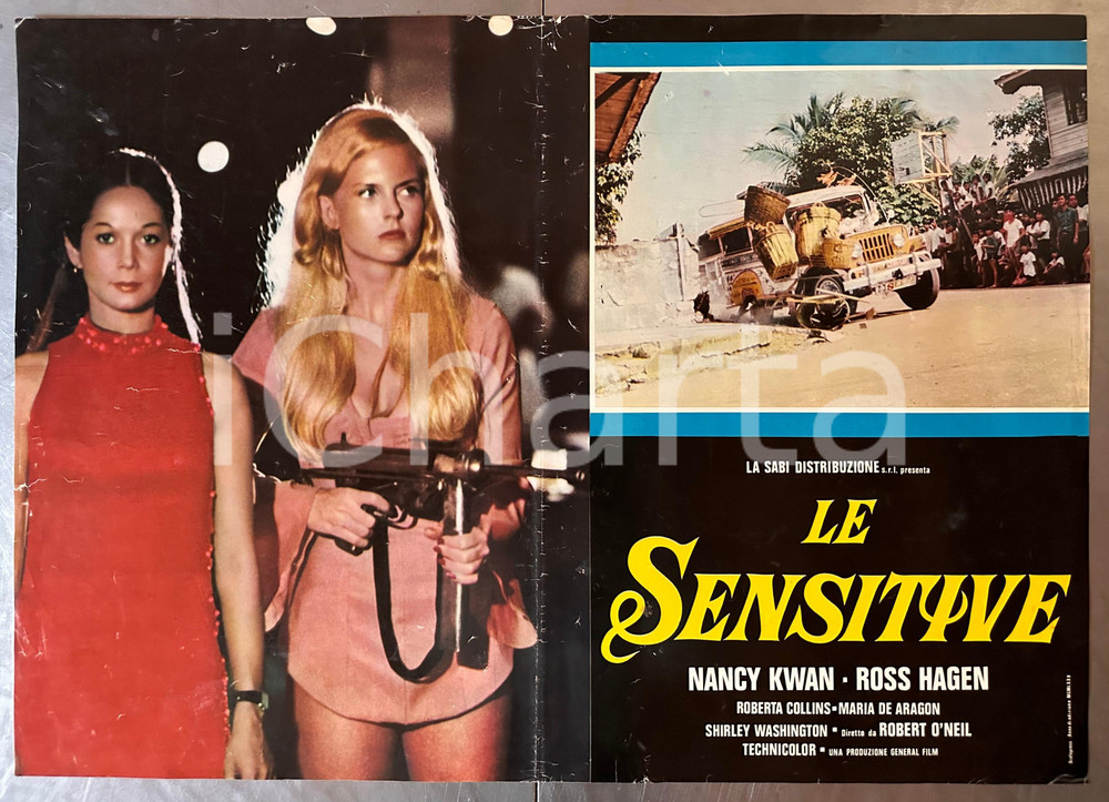 Materiale cinematografico d’epoca 1975 Wonder women / Le sensitive Nancy KWAN Ross HAGEN Fotobusta 2 1