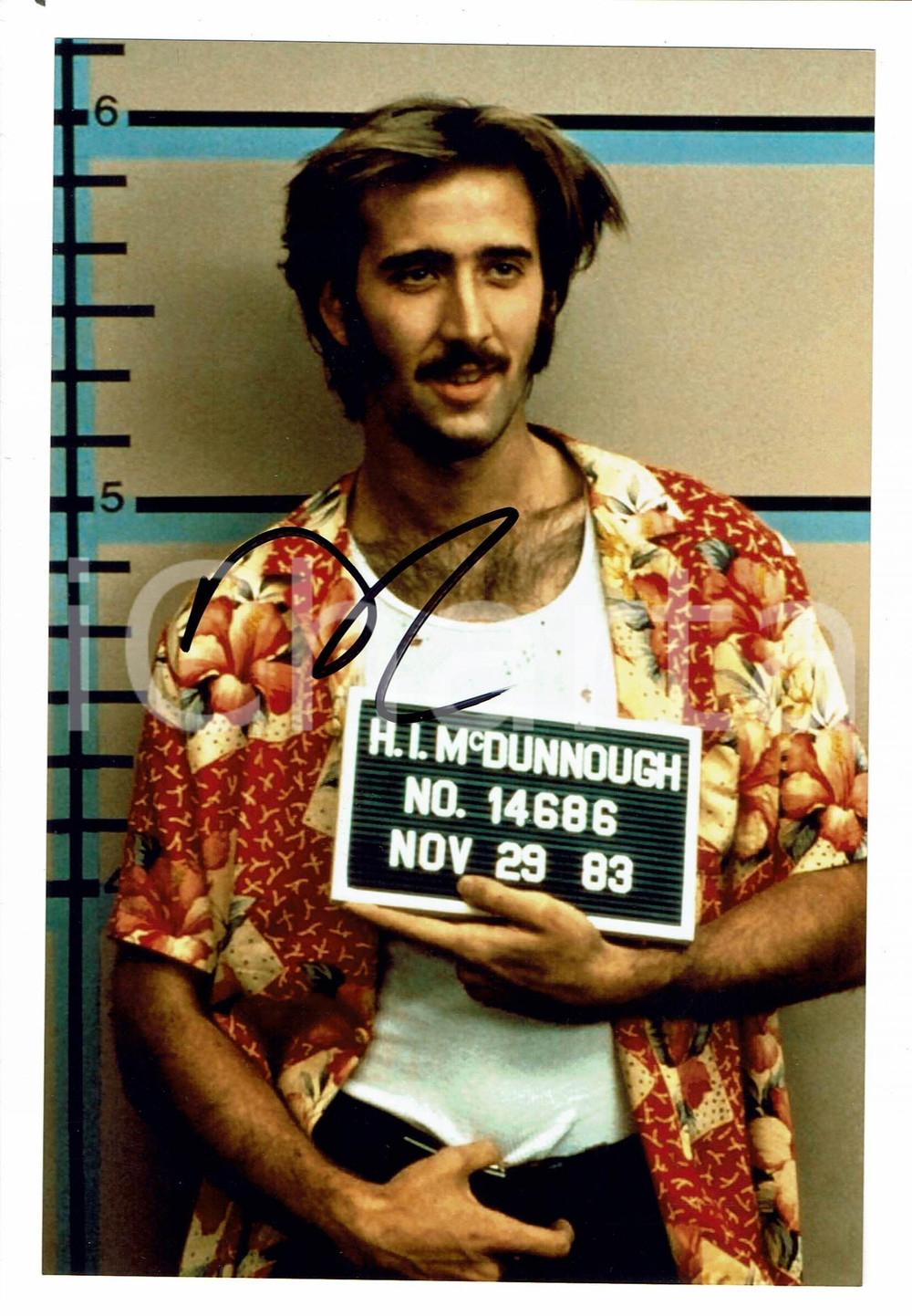 Autografo originale 2000ca Nicolas CAGE  Autografo originale su fotografia 1