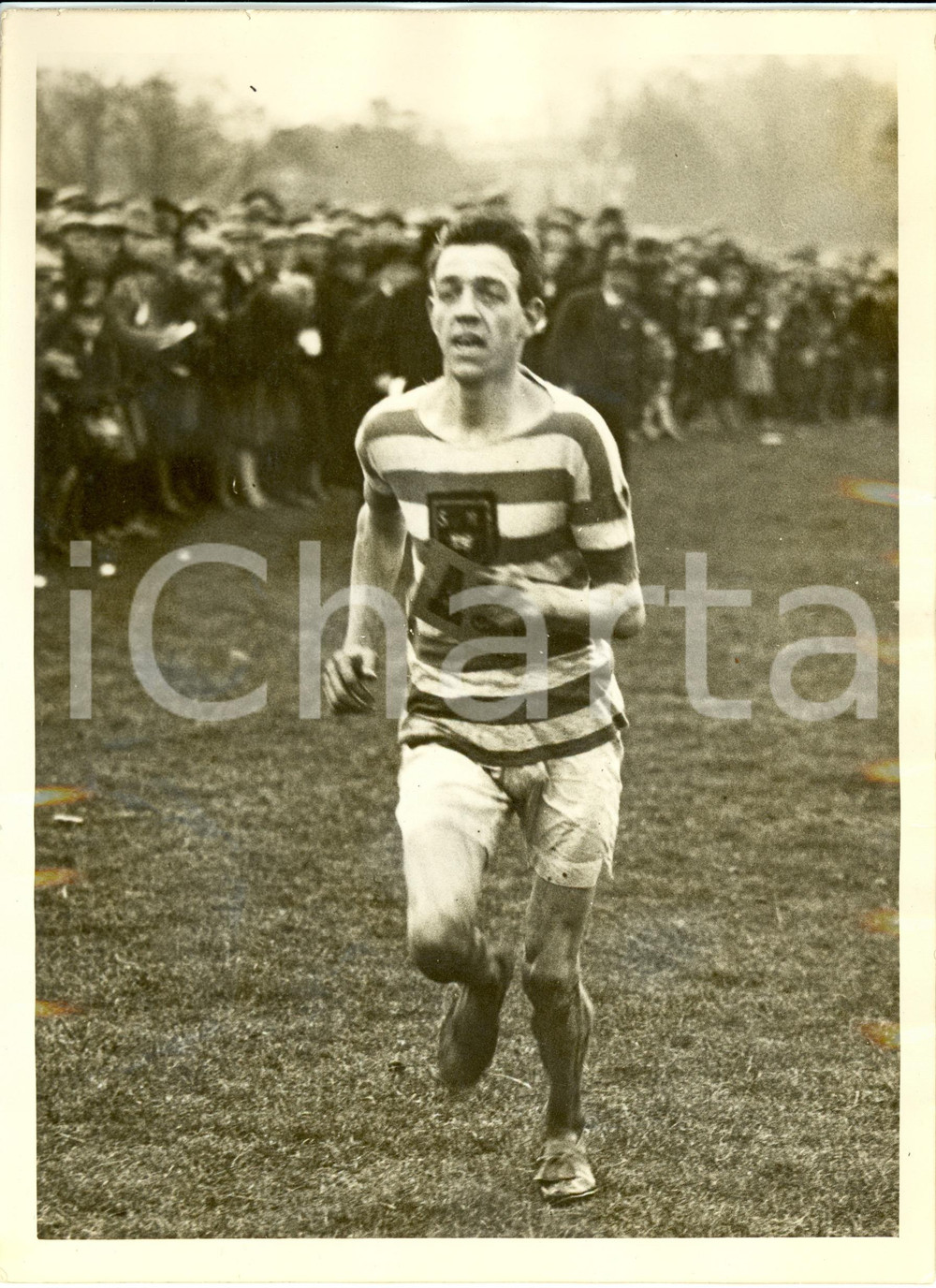 Fotografia d epoca originale 1931 UK ATHLETICS John Henry POTTS 10.000 metres race  Olympics Berlin Photo 1