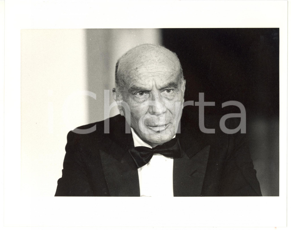 Fotografia d epoca originale 1985 ca MILANO  DC Ritratto di Guido CARLI  Foto 25x20 cm 3 1