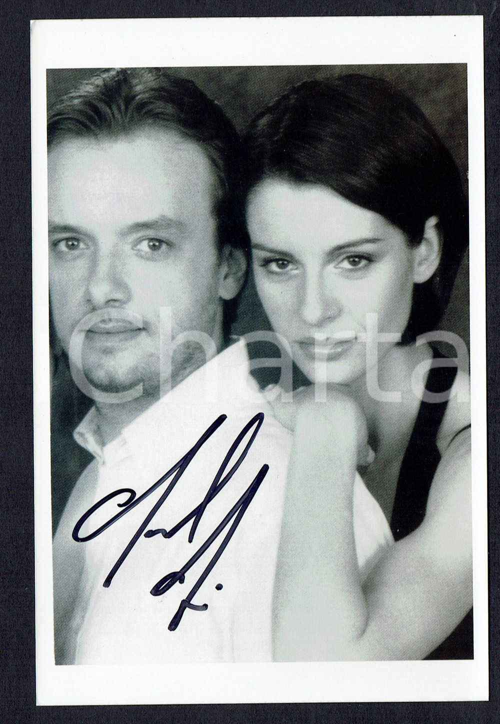 Autografo originale 1995ca Gianluca GUIDI  Autografo originale su fotografia 1