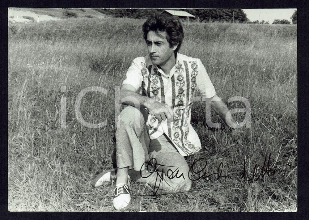 Autografo originale 1973 Giancarlo DETTORI Autografo originale su fotografia 1
