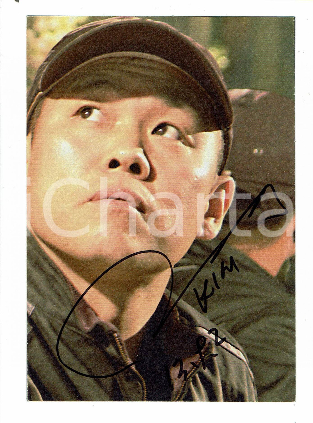 Autografo originale 2000ca KIM KIDUK Autografo originale su fotografia montata su cartoncino 1