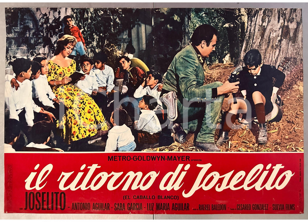 Materiale cinematografico d’epoca 1968 Rafael BALEDON Il ritorno di Joselito  Joselito JIMENEZ Fotobusta poster 1