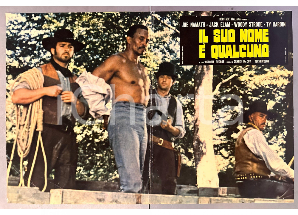 Materiale cinematografico d’epoca 1971 Dennis McCOYIl suo nome è qualcuno Joe NAMATH Fotobusta poster WESTERN 1