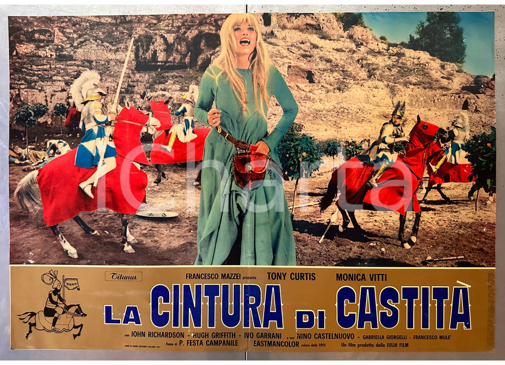 Materiale cinematografico d’epoca 1967 P. FESTA CAMPANILE La cintura di castitÃ  Monica VITTI Fotobusta 1