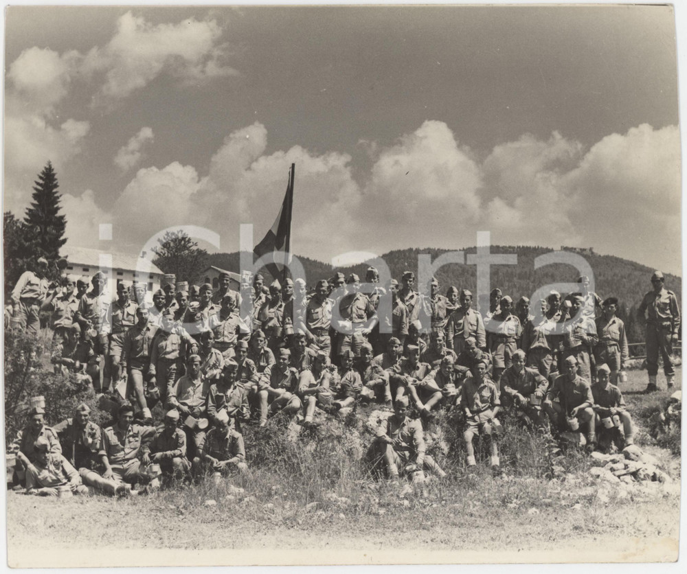 Fotografia d epoca originale 1955 ca AREA PADOVA  ESERCITO ITALIANO Dimostrazione militare Foto 22x18 2 1