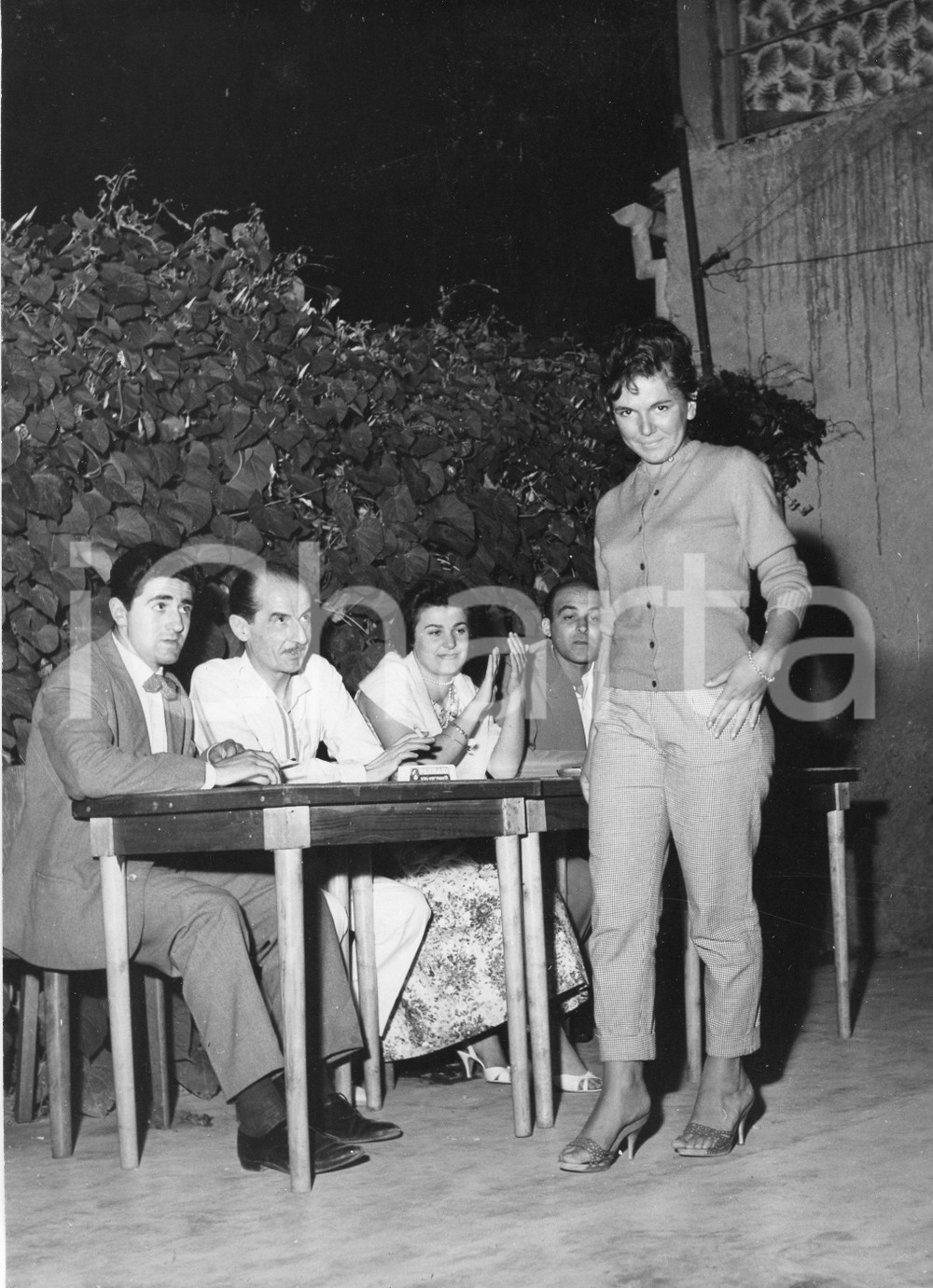 Fotografia d epoca originale 1958 GENOVA Elezione di Miss FIORE RIVIERA Foto 18x24 cm 1 1