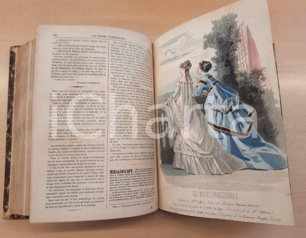 Giornale, rivista storica 1868 FRANCE  Modes Parisiennes  Annata completa ILLUSTRATA  RARO 1