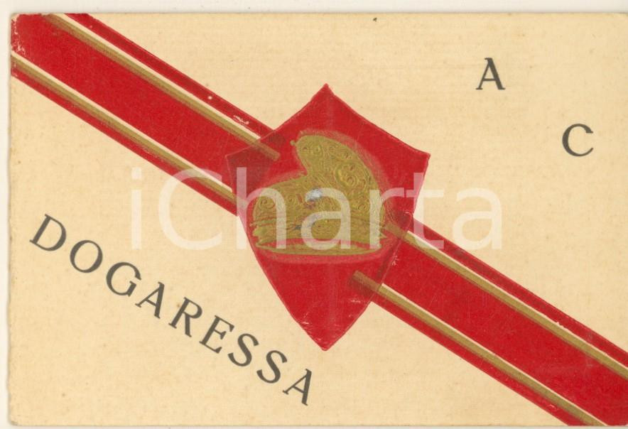 Oggetto da collezione cartaceo 1933 SPORT VENEZIA  A.C. DOGARESSA  Biglietto illustrato non compilato RARO 1