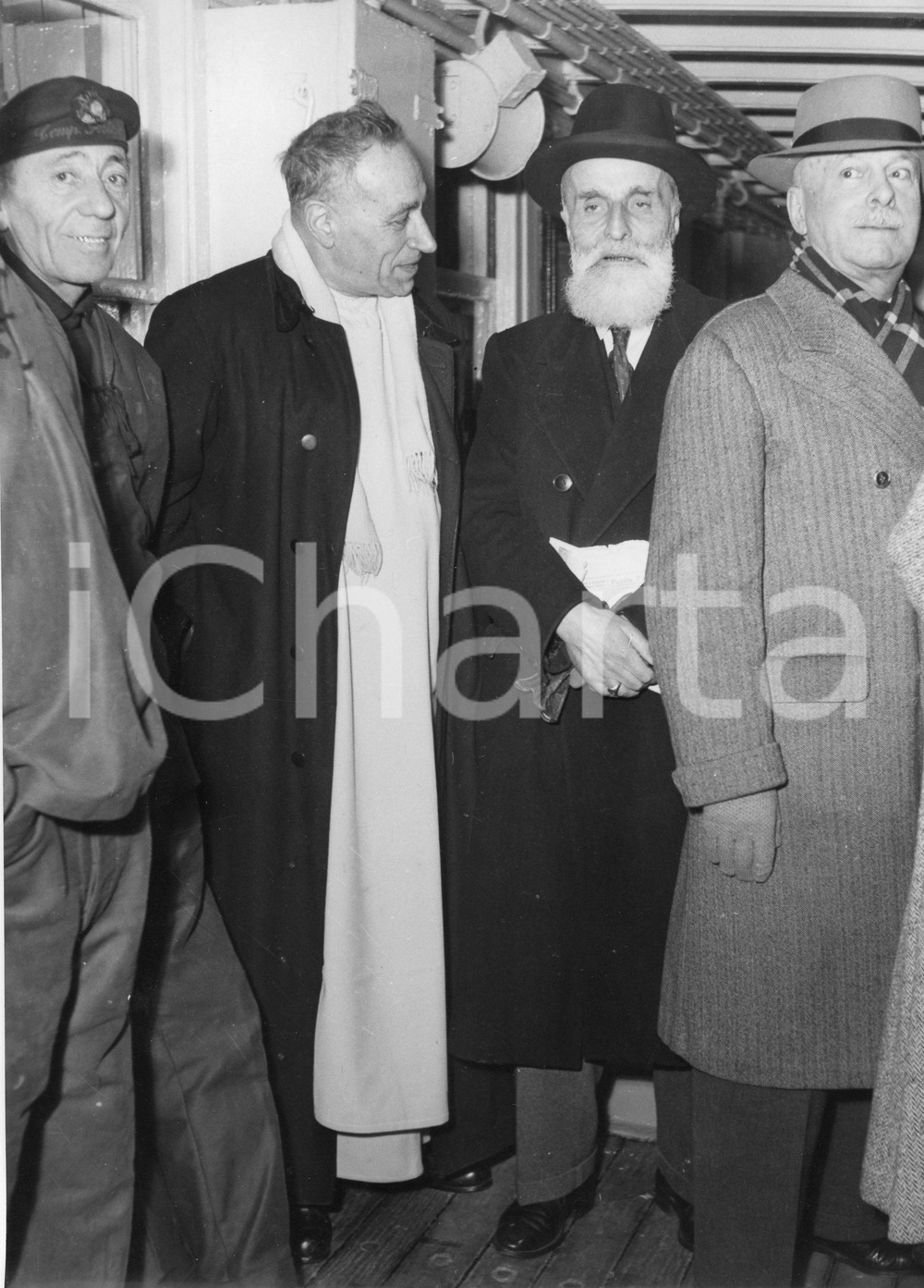 Fotografia d epoca originale 1955 GENOVA Partenza nobili invitati alle nozze di Maria Pia di Savoia  Foto 1 1