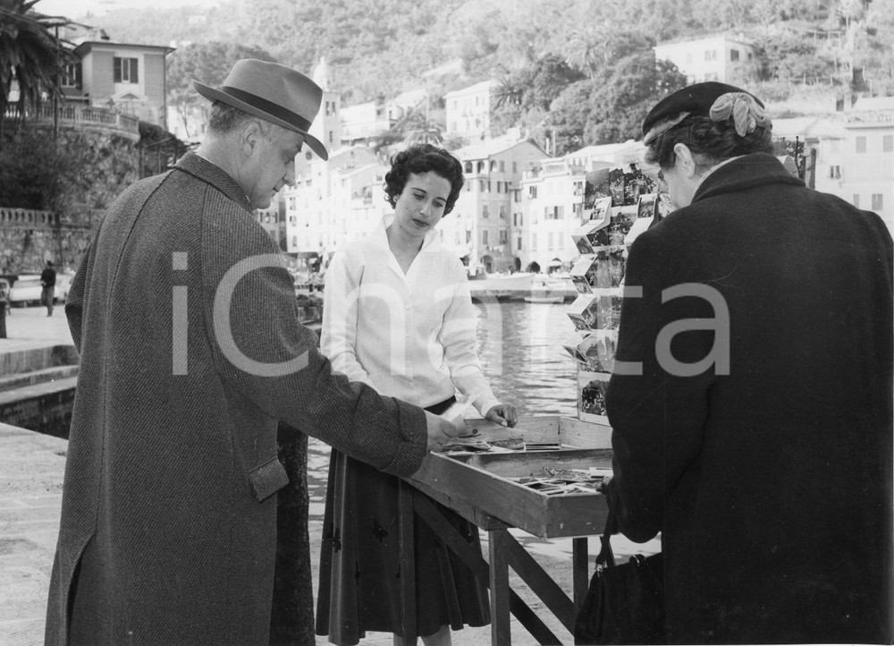 Fotografia d epoca originale 1955 PORTOFINO Giorgina FAGGIONI controfigura di Ava GARDNER Foto 24x18 cm 4 1