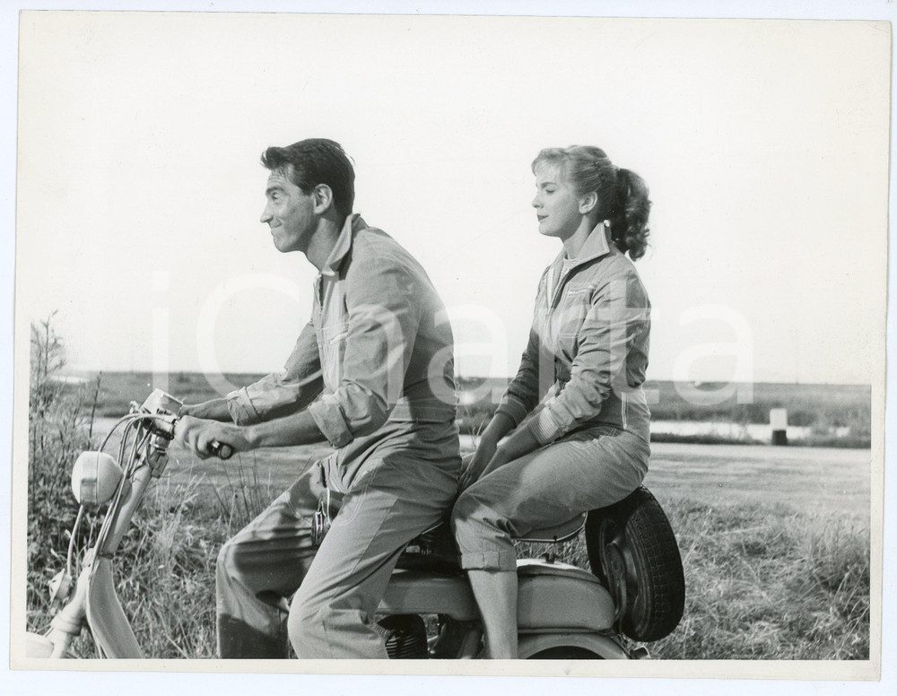 Fotografia d epoca originale 1956 CINEMA Moglie e buoi...  Walter CHIARI Federica RANCHI Foto 24x18 cm 1