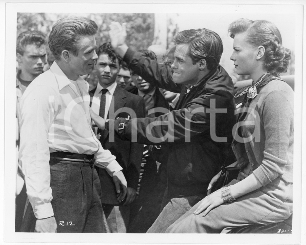 Fotografia d epoca originale 1955 REBEL WITHOUT A CAUSE James DEAN Natalie WOOD Sal MINEO Corey ALLEN Photo 1