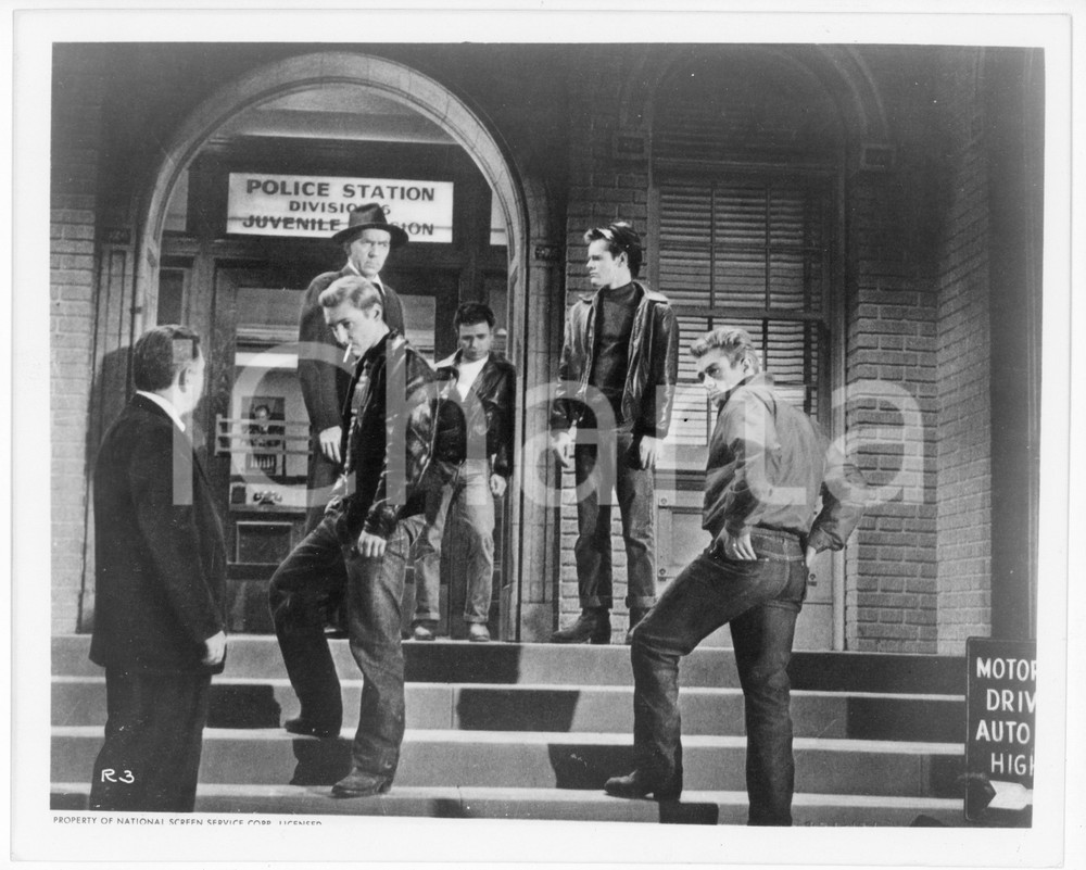 Fotografia d epoca originale 1955 REBEL WITHOUT A CAUSE James DEAN Sal MINEO Dennis HOPPER Corey ALLEN Photo 1