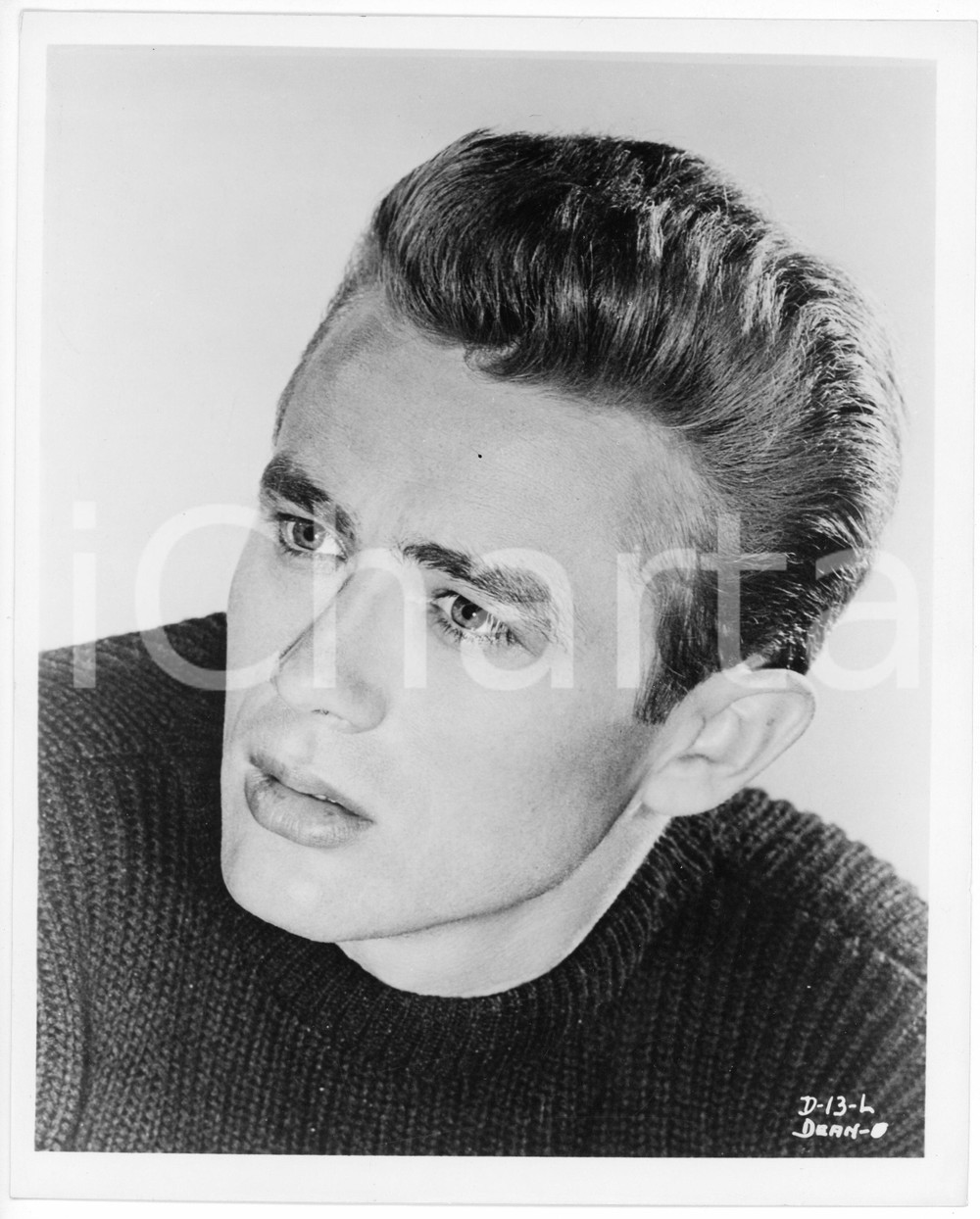 Fotografia d epoca originale 1955 ca CINEMA James DEAN Portrait of the actor  Photo 20x25 cm 3 1