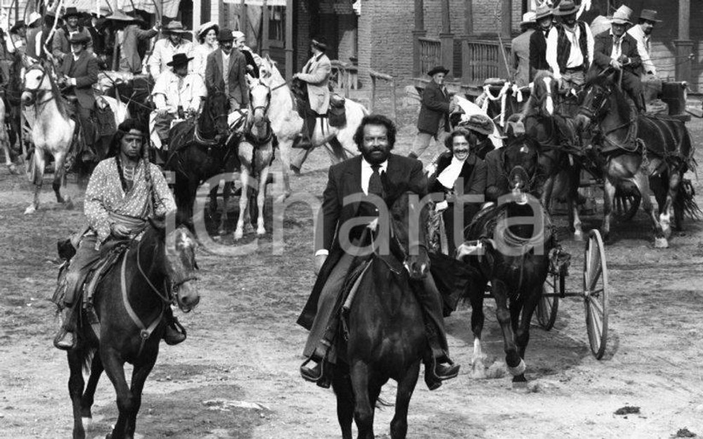Fotografia d epoca originale 1981  Bud SPENCER e AMIDOU in Occhio alla penna NEGATIVO ORIGINALE 1