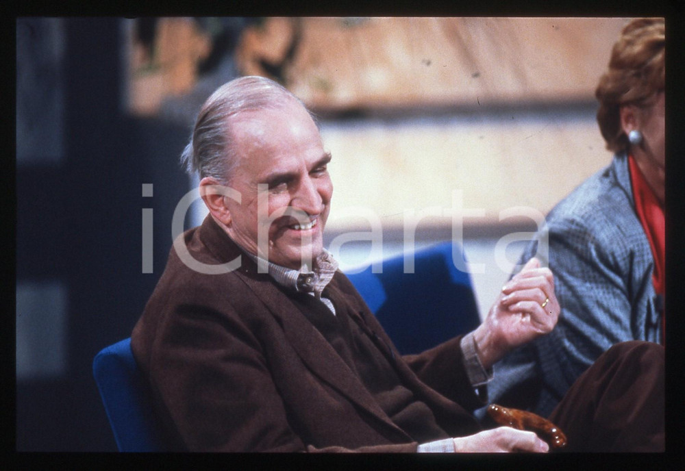 Fotografia d epoca originale 35mm vintage slide 1983 Festival VENEZIA Ingmar BERGMAN Ritratto del regista 18 1