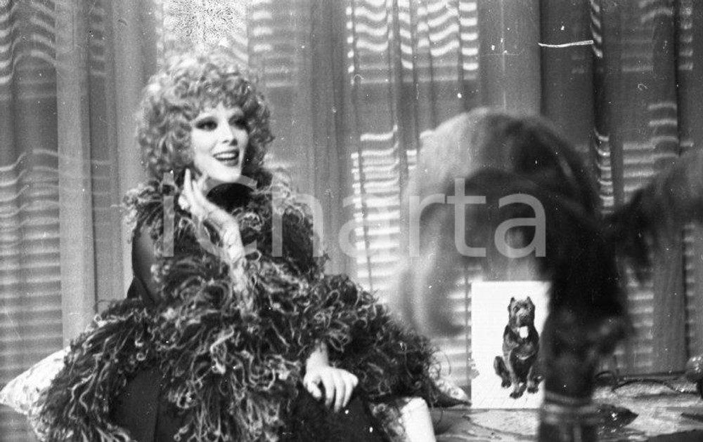 Fotografia d epoca originale 1974 PAOLO IL FREDDO Isabella BIAGINI NEGATIVO ORIGINALE 1