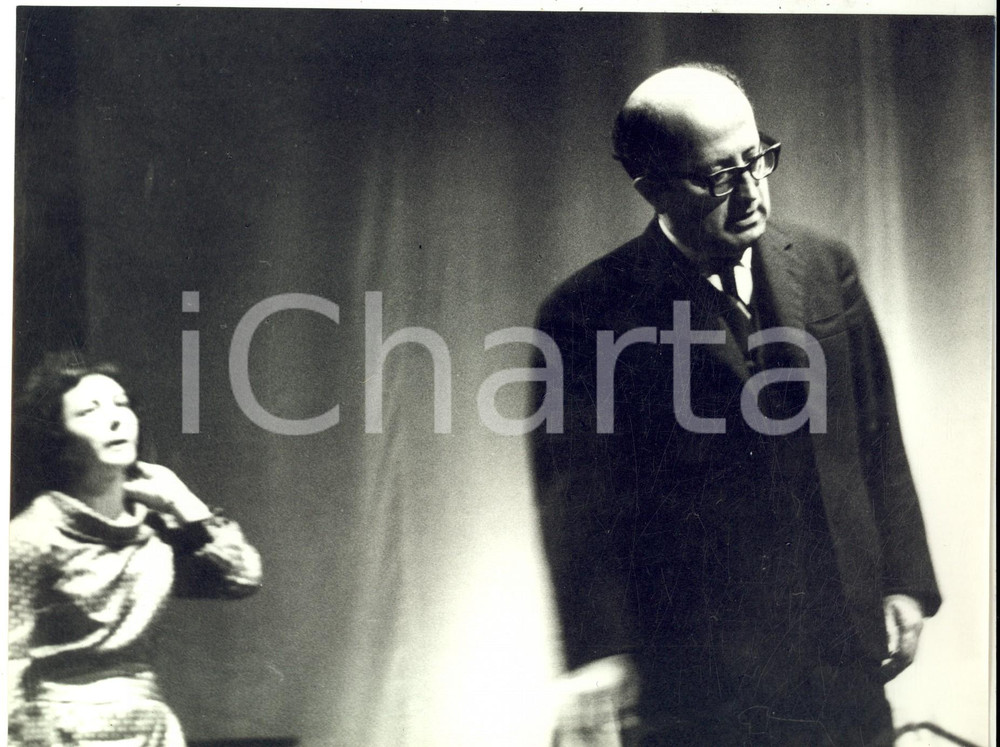 Fotografia d epoca originale 1968 GENOVA Teatro DUSE Spettacolo La gabbia regia Luigi Squarzina Foto 1