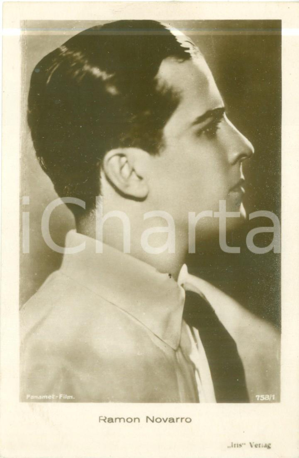 Cartolina originale da collezione 1920 ca CINEMA Portrait Ramon NOVARRO Actor Cartolina 2 1