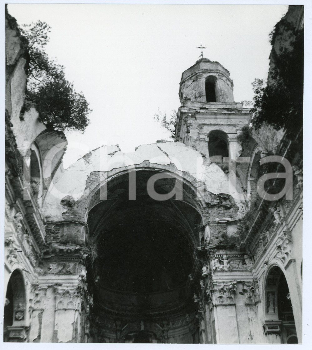 Fotografia d epoca originale 1963 SANREMO Fraz. BUSSANA VECCHIA Chiesa di Sant Egidio  Foto 17x19 cm 1 1